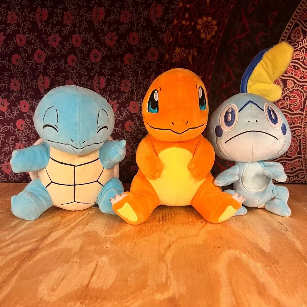 Pokémon Plush Lot Charmander Squirtle Sobble Official WCT Stuffed Animals 2020